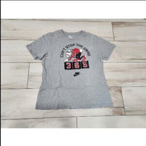 Vtg Y2K Jordan Shirt Men XXL 2XL Gray red Jump Man Air MJ Logo Basketball Adult
